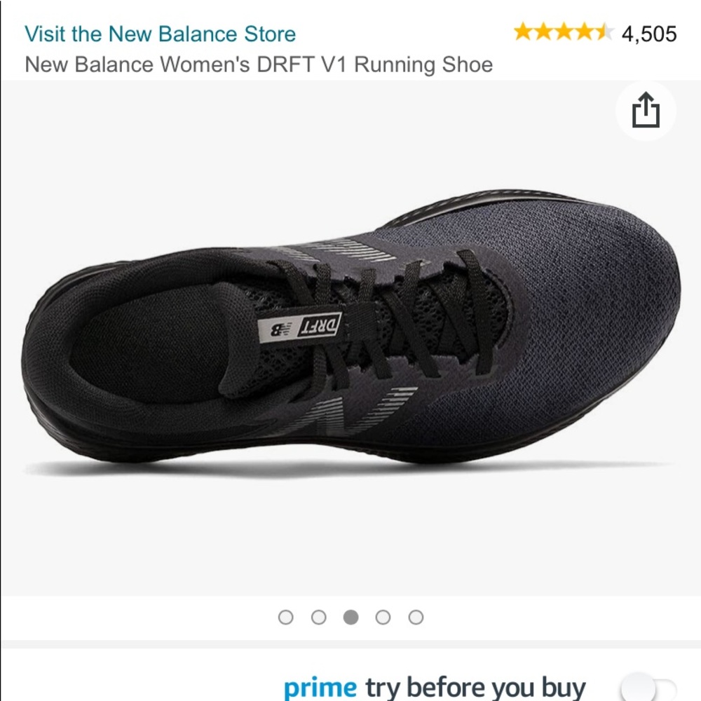 New balance black drift exercise shoe - Picture 4 of 9